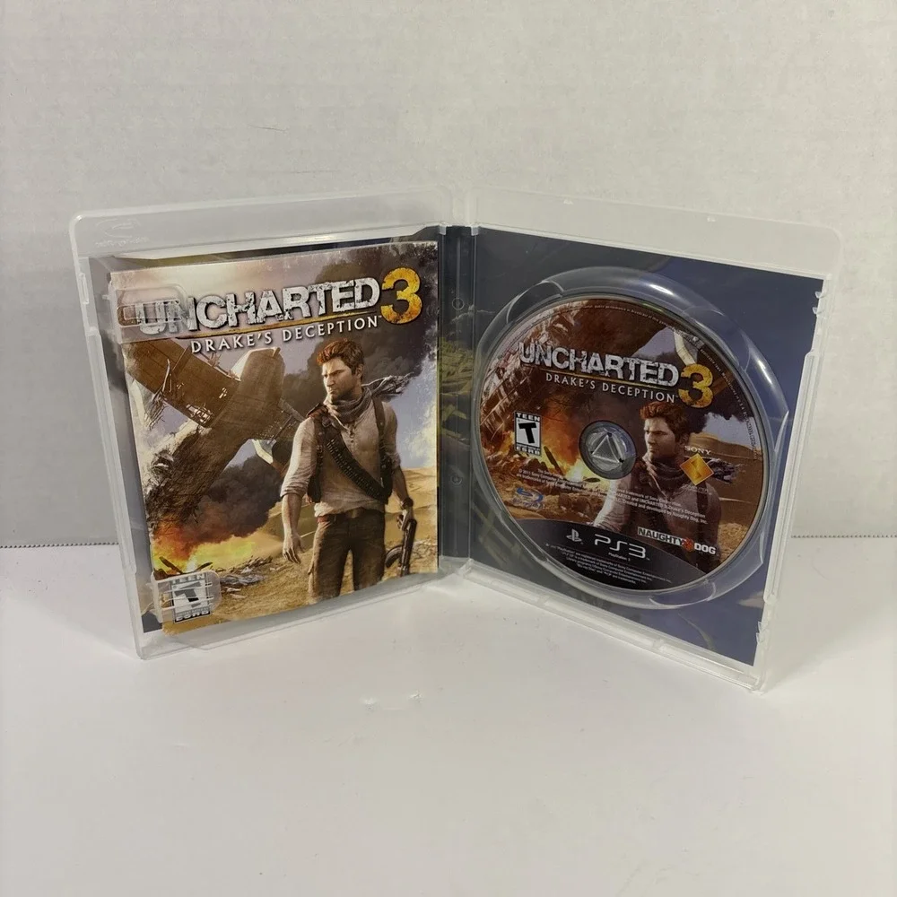 Uncharted 3 Drake's Deception PS3 Sony PlayStation 3 Complete Tested Game